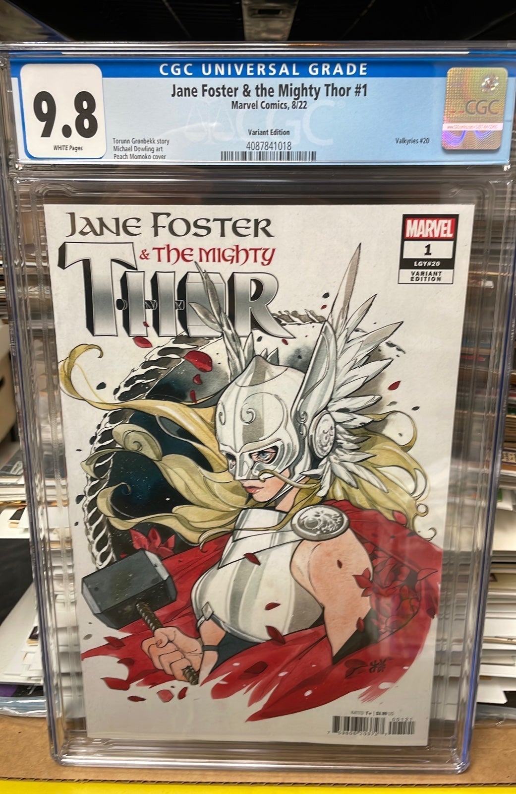 Jane Foster Mighty Thor 1 CGC 9.8 Peach Momoko