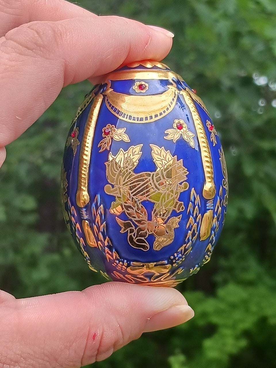 Vintage Franklin Mint Heritage of CZARS/Faberge Imperial Jeweled Egg