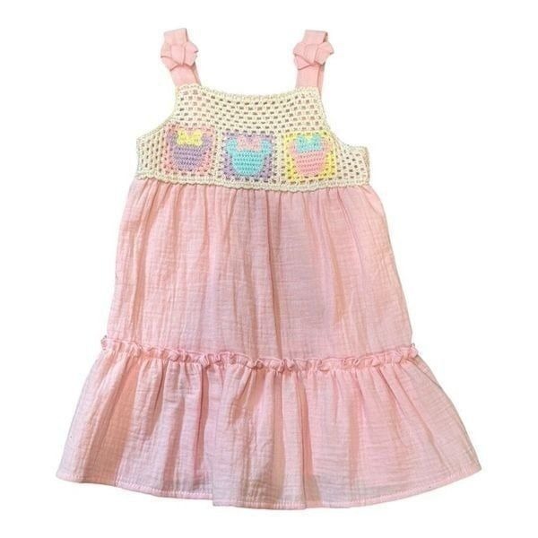 Minnie Mouse toddler girl pink dress