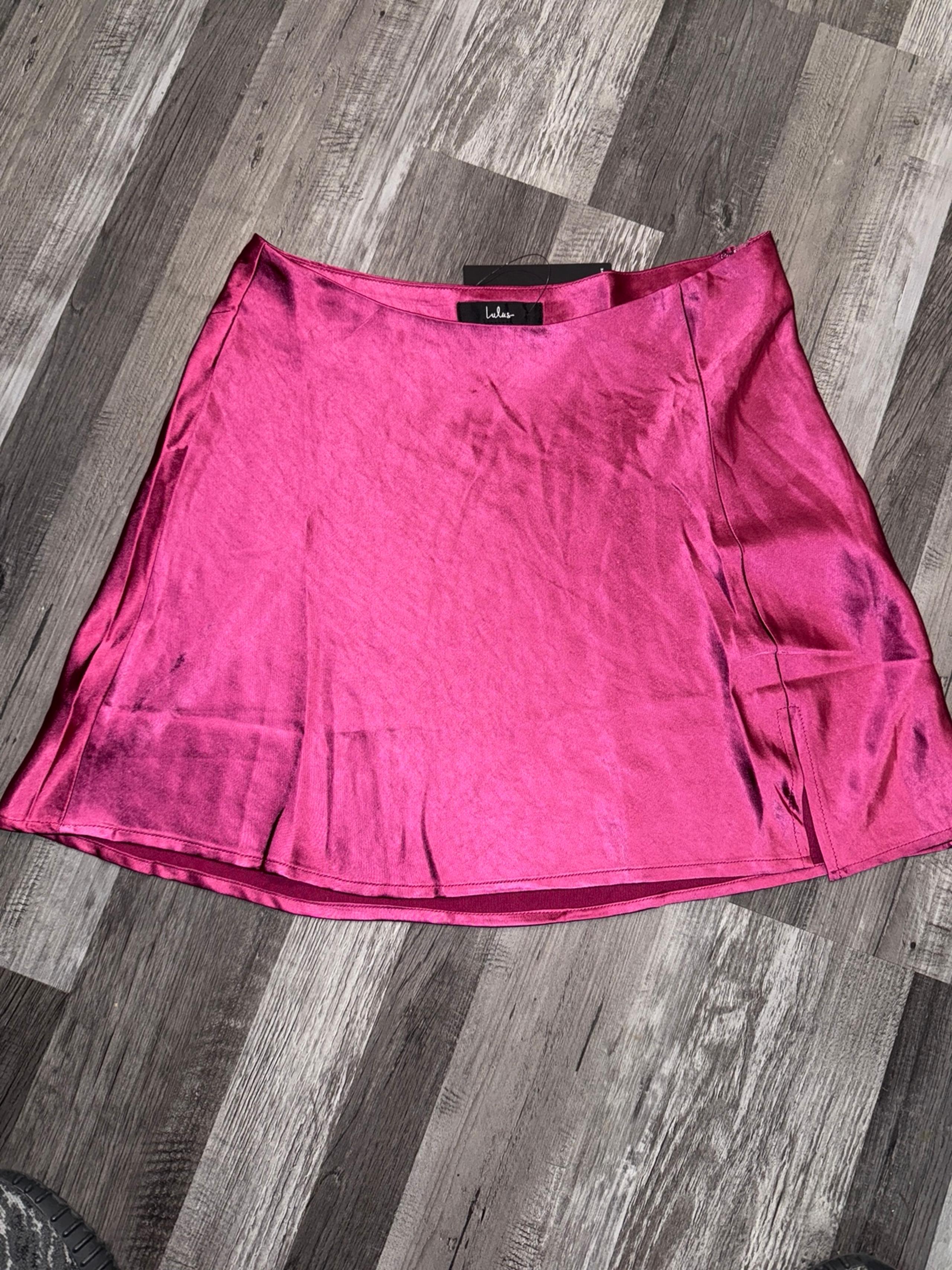 Lulus Magenta Mini Skirt