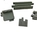 Fisher Price Geotrax Gray Tracks 25 Pc Lot ~Straight ~Curve ~Switches ~Crossings