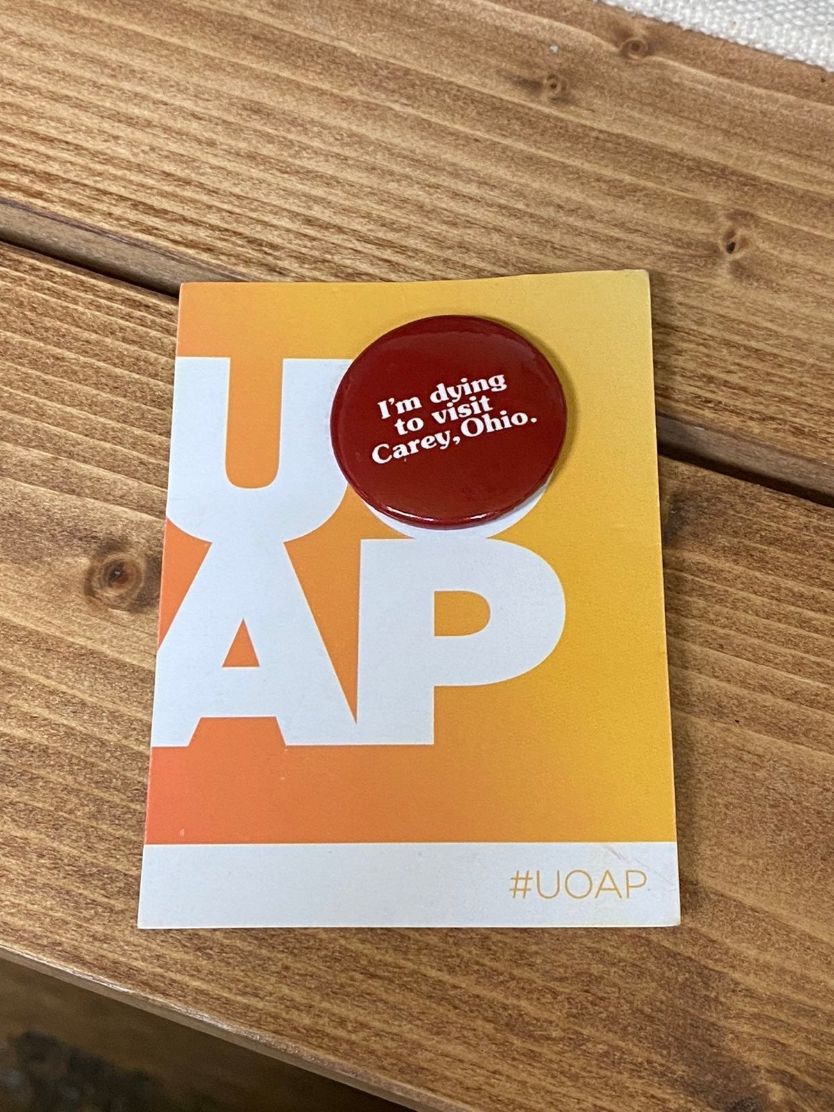 Universal Orlando Passholder Pin / Button October 2018 Carey Ohio