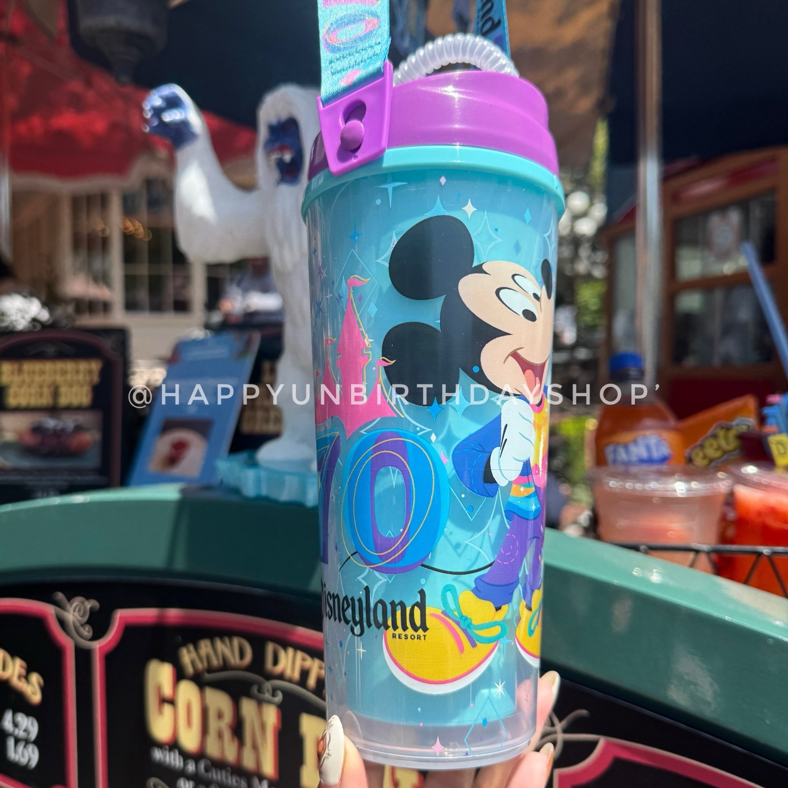 Disney Parks Disneyland 70th Anniversary Celebration Sipper
