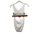 NWT Solid & Striped Sz S Poppy Wrap One Piece Swimsuit