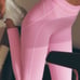 Alo sweet pink airbrush heart throb bra and legging set