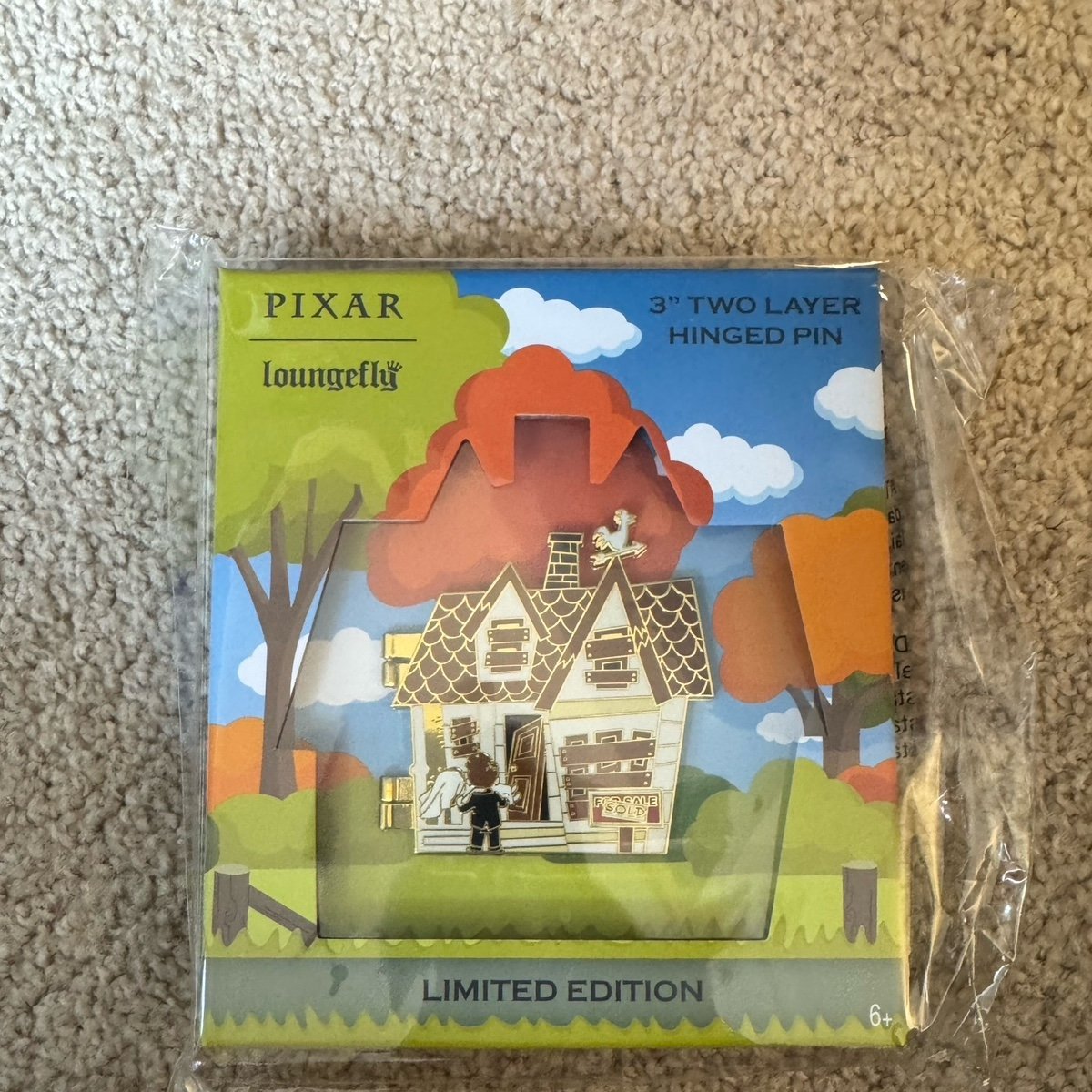 Disney Loungefly Pixar Up Carl & Ellie House Hinged Pin LE 2500