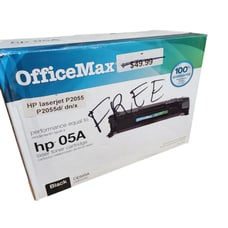 CE505A Black Toner Cartridge Office Max Equal to HP 05A for Laserjet P2055
