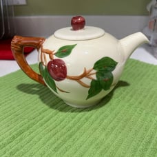 Franciscan Apple Teapot
