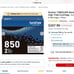 Brother 850 premium laser print toner by Ankink 2 (pack)