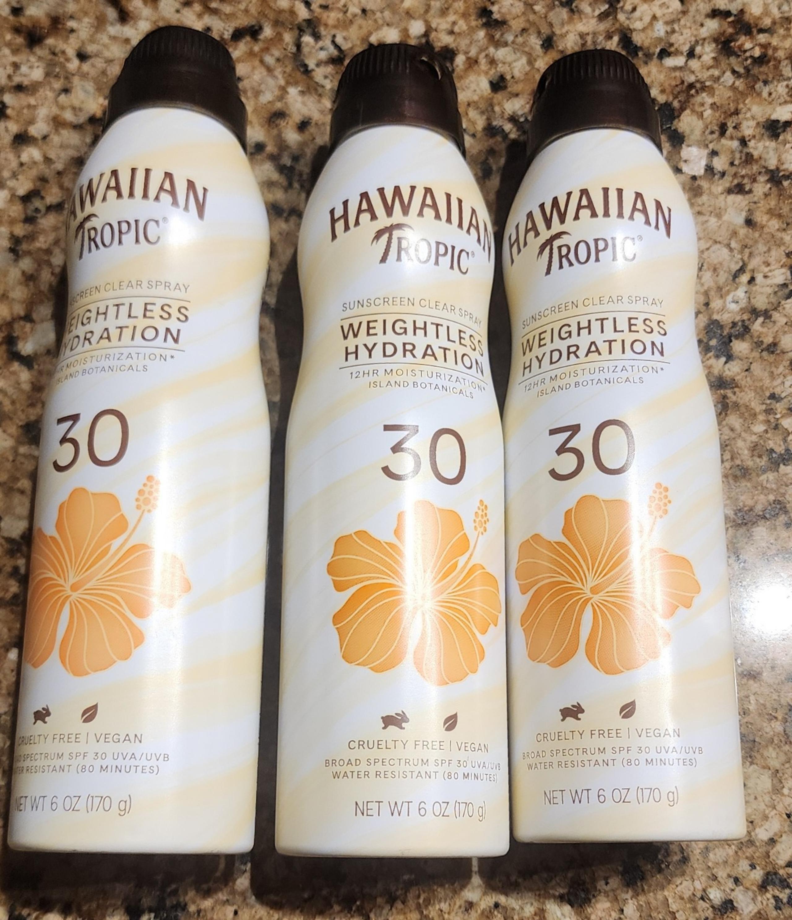Hawaiian Tropic Sunscreen - Weightless Hydration - Sunscreen - Sun - Beach