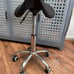 Saddle rolling stool