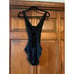 NWT Andie Women's The Full Coverage Strappy Tulum One Piece Swimsuit Black SZ S