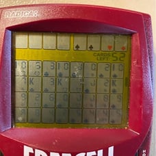 Vintage 1999 Radica handheld FreeCell game￼