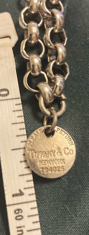 Vintage 925 Necklace With Tiffany & Co Pendant Gift Boxed