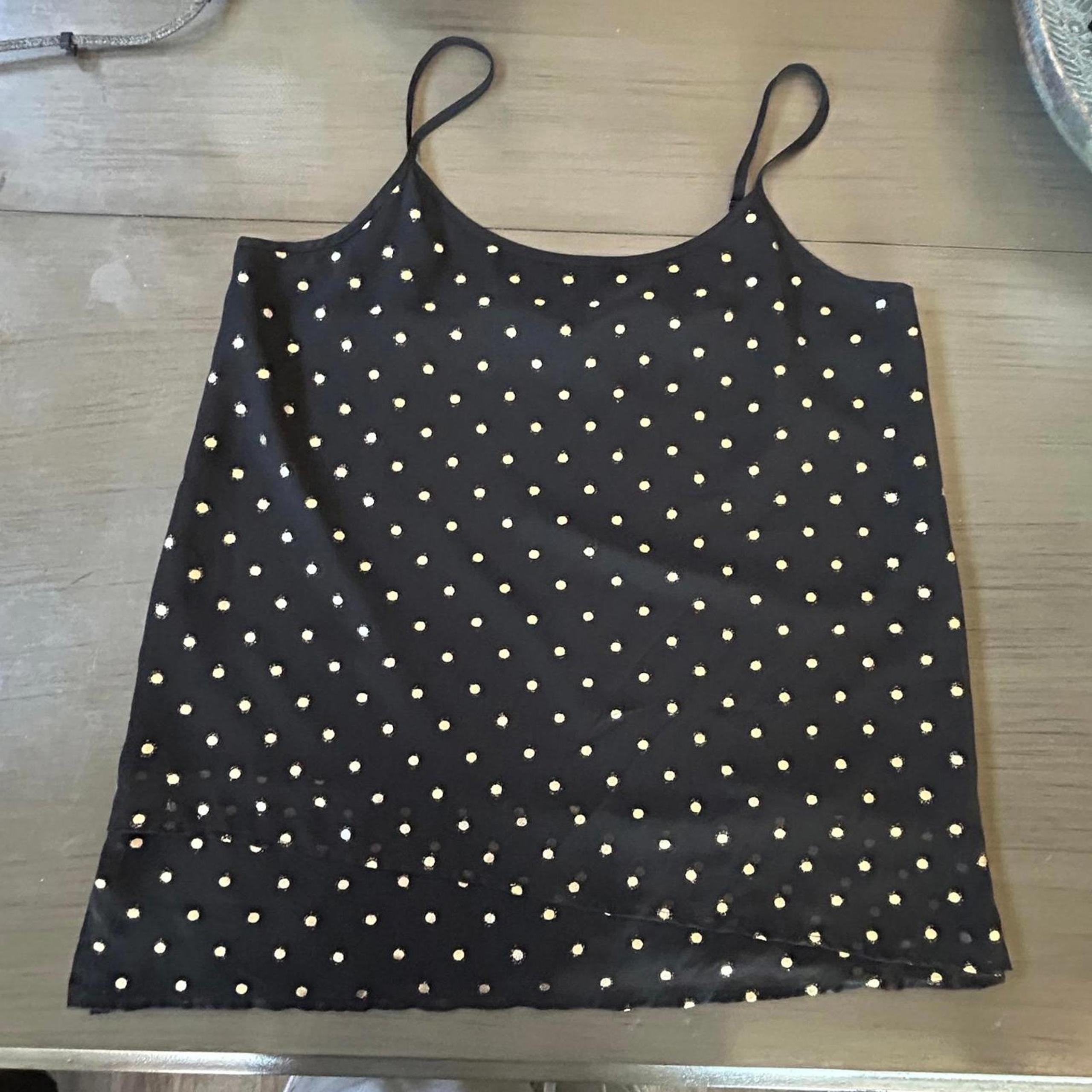 The Limited Womens Camisole SZ Small Black Gold Tank
