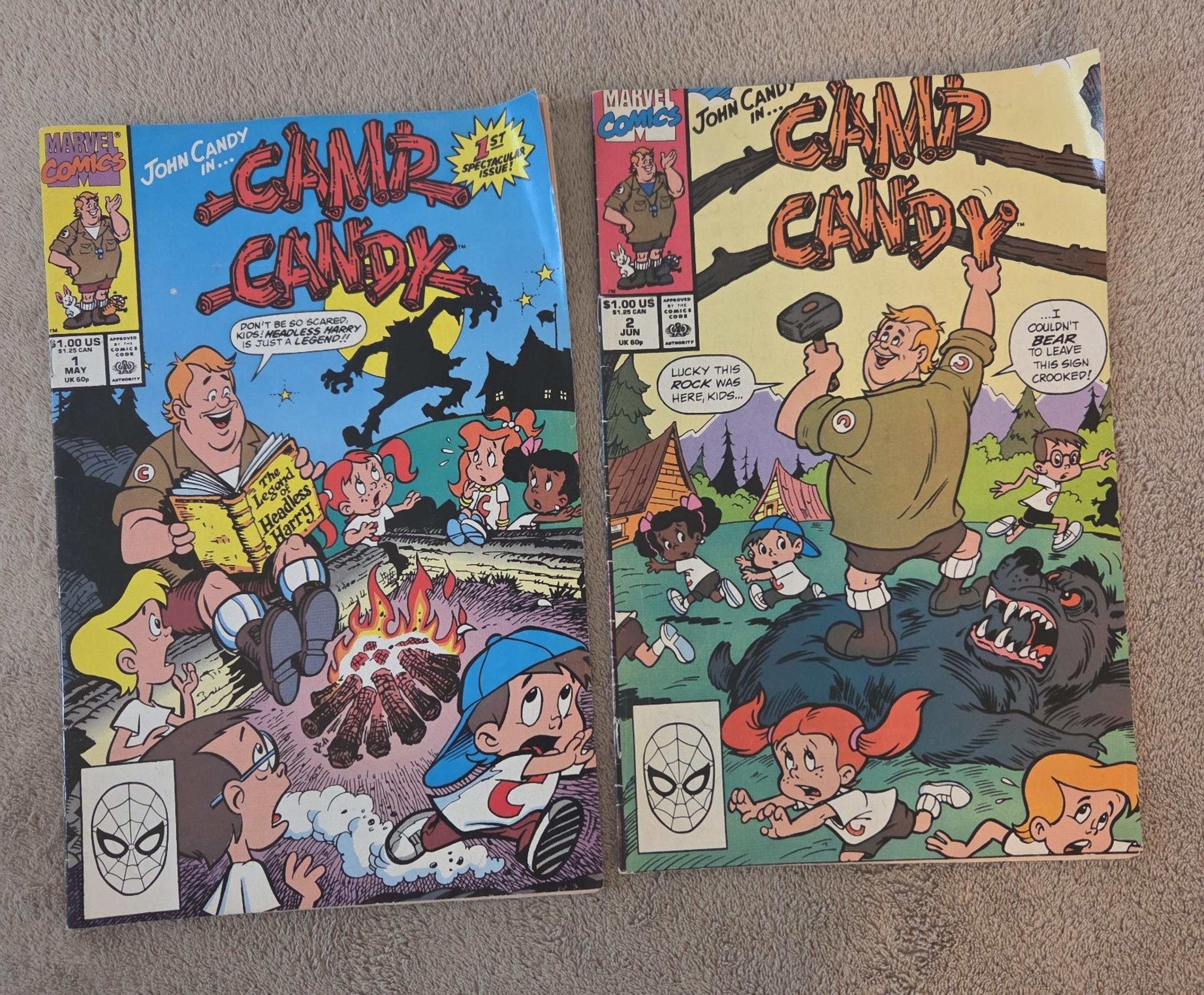 CAMP CANDY Vintage Comic Books