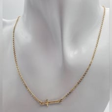 Statement cross necklace N1415 trendy trending simplistic jewelry