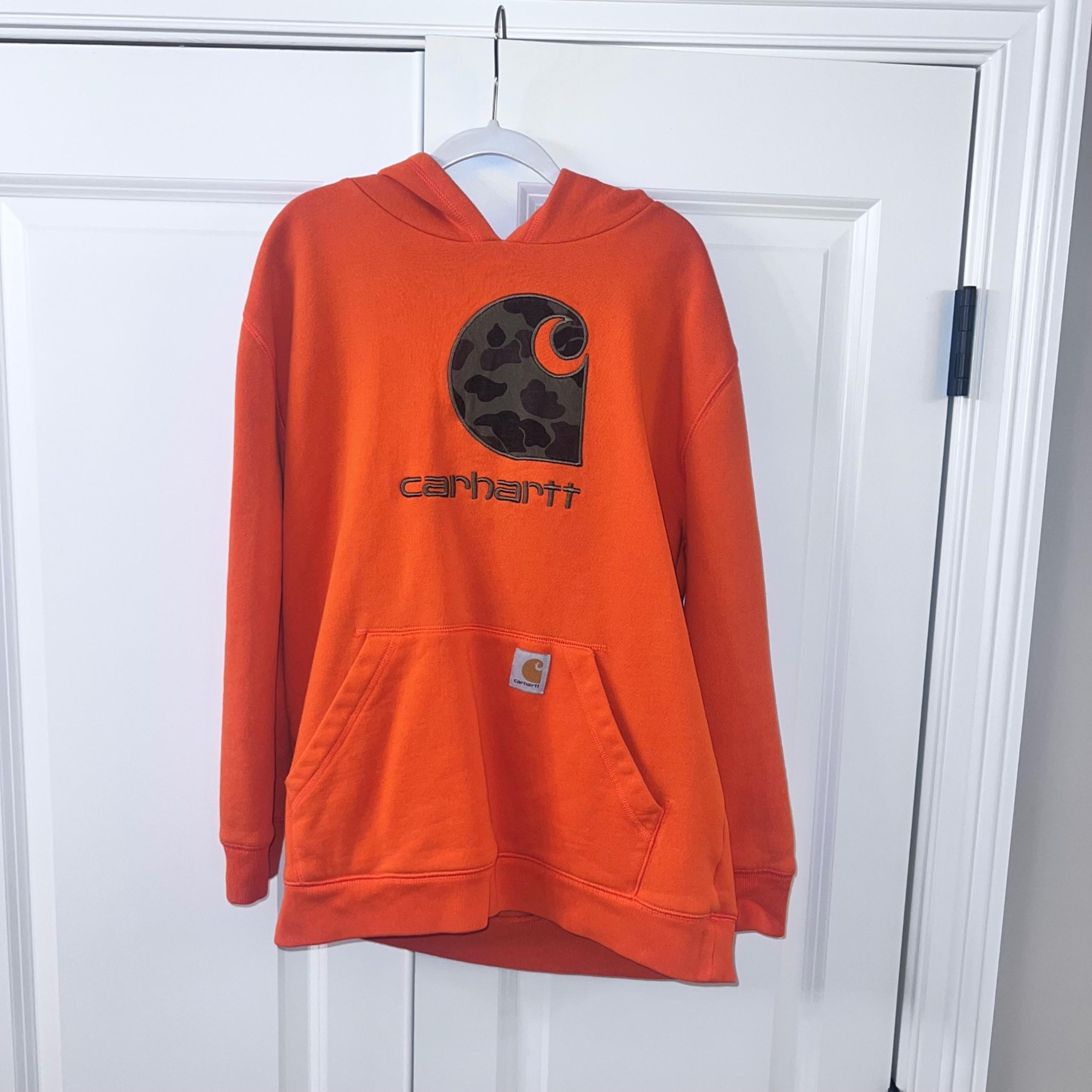 Carhartt Orange Sweatshirt Boys Size L