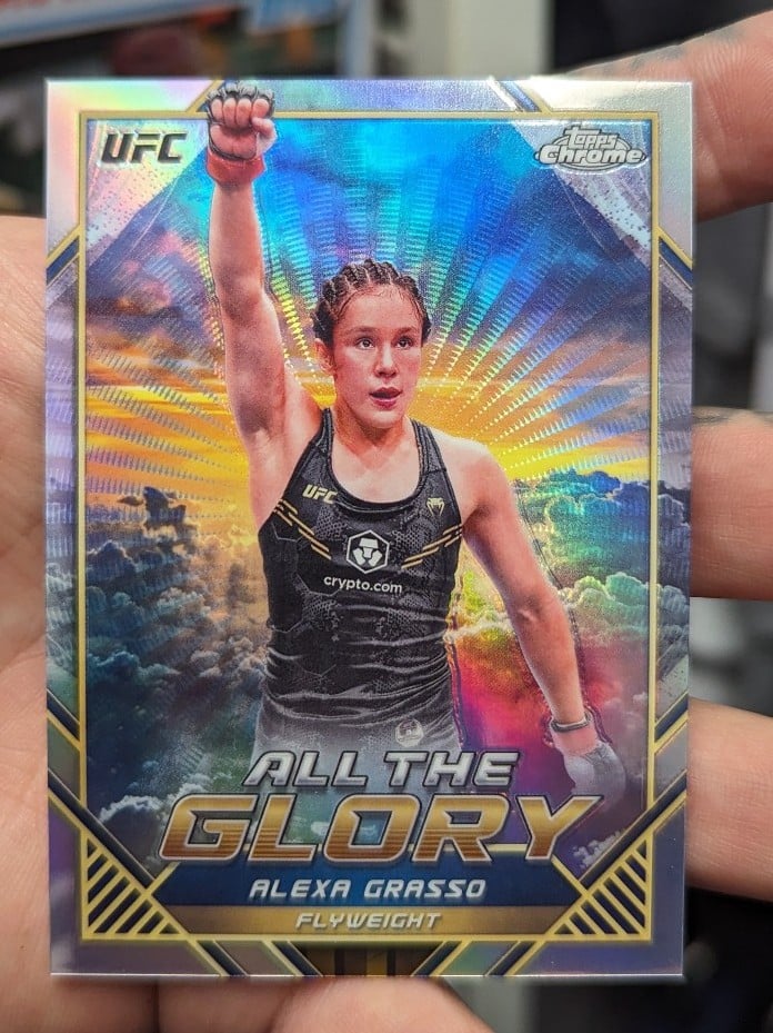 2024 Topps Chrome UFC All The Glory SSP CASE HIT Alexa Grasso #ATG-3 - Mint