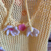 For Love And Lemons Corie Maxi Dress XS + Crochet Necklace OS NWT