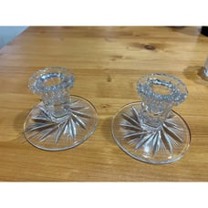 Vintage Pinwheel Candle Stick Holders