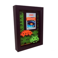 Atari Space Invaders Video Game 3D Art