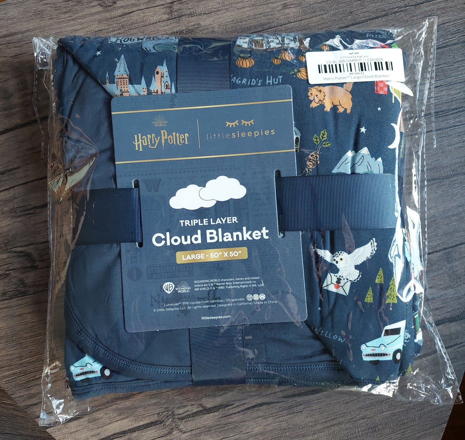 Little Sleepies Harry Potter Cloud Blanket