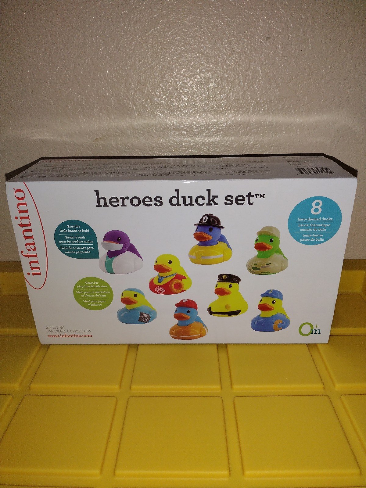 INFANTINO HEROES DUCK SET BPA FREE INFANTINO DUCK SET NEW