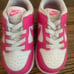 Nike dunk toddler sneakers pink