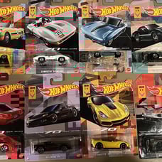 Hotwheels Corvette full set