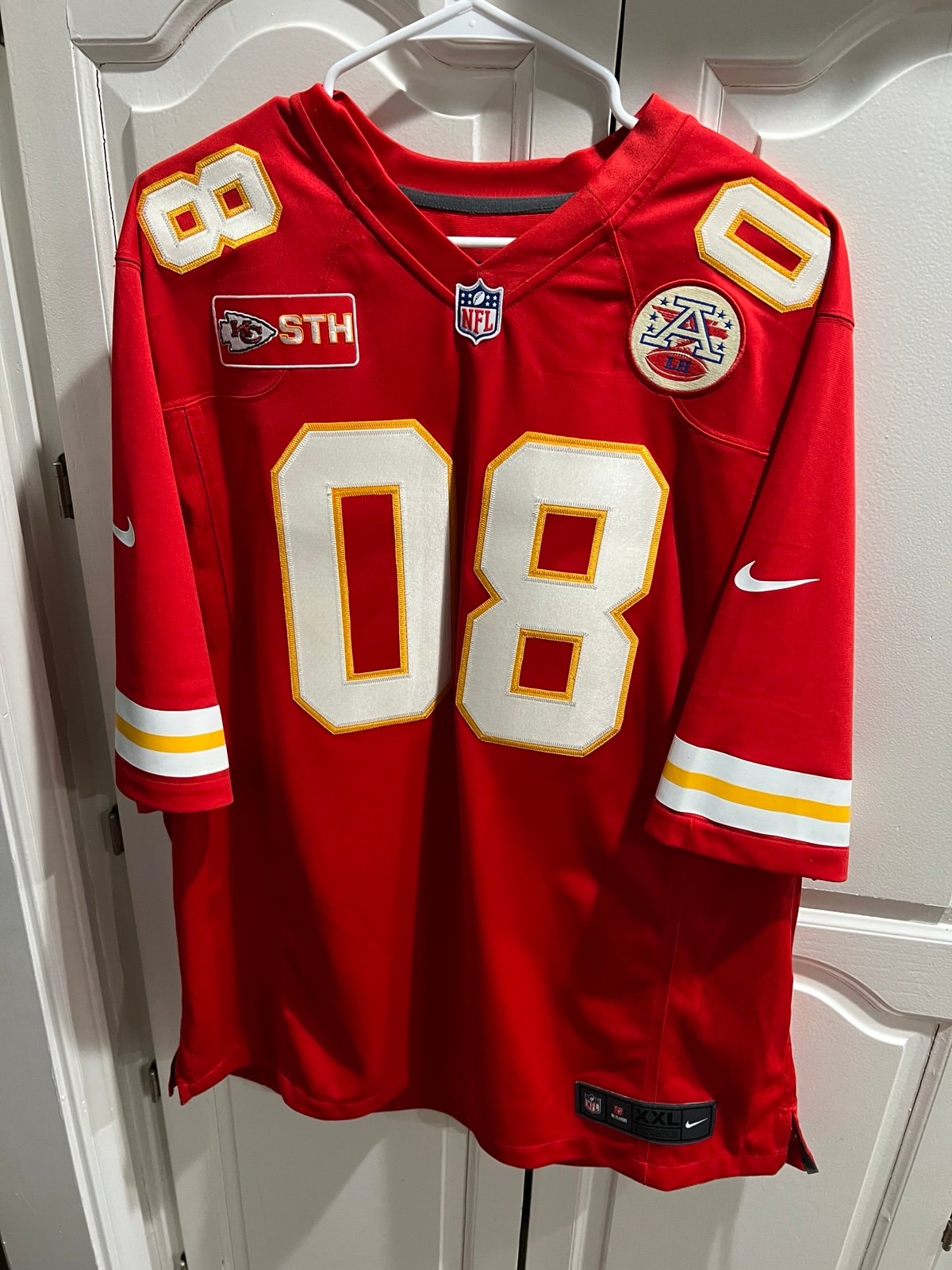 NFL STH Kansas City Chiefs Nike On Field Men's XXL Stitched Sewn Jersey #08