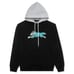 BBC Billionaire Boys Club Men's M Icecream Overlap Hoodie Face Panel Black