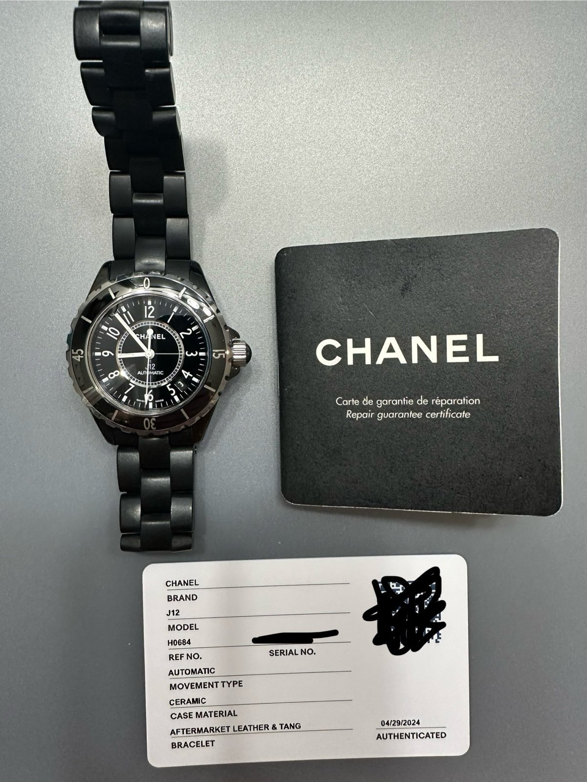 Chanel J12 Automatic 38mm H0684