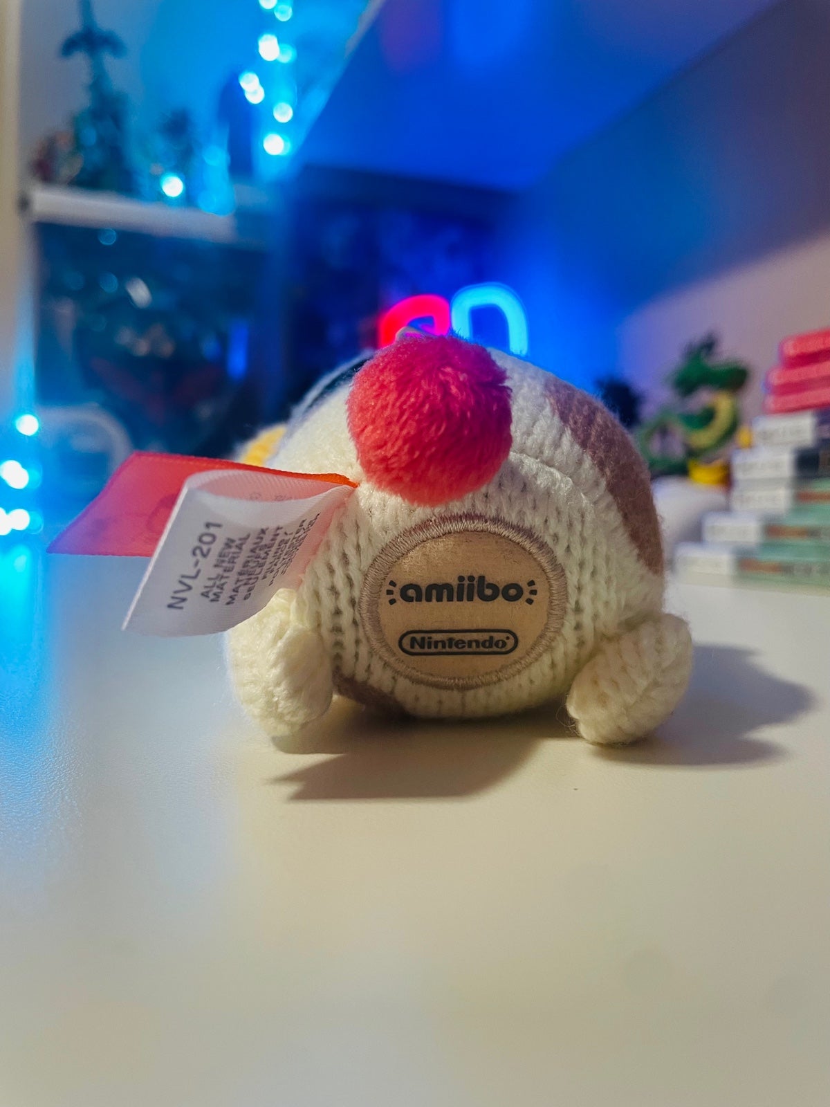 Nintendo Poochy Yoshi's Woolly online World amiibo Figure