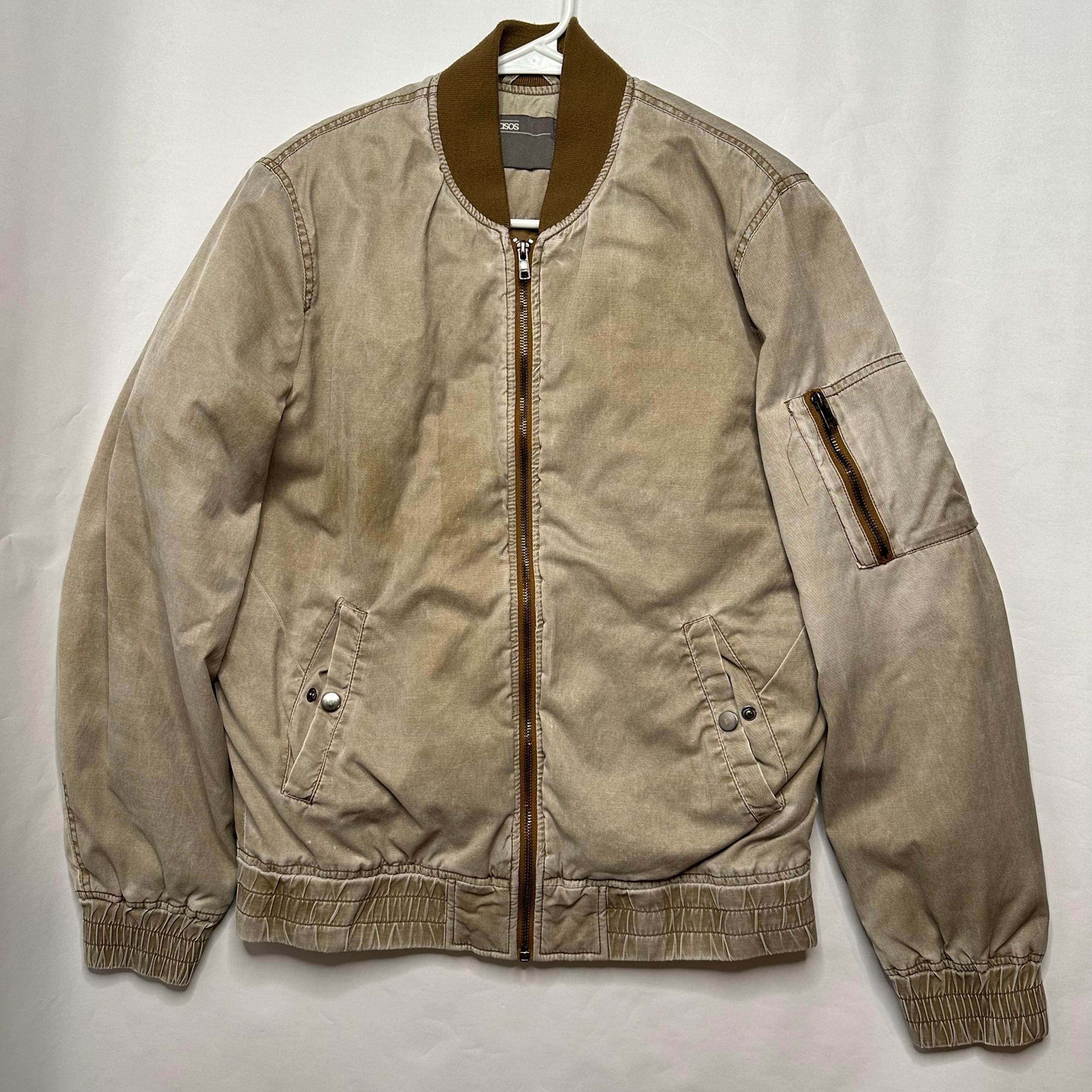 Vintage asos brown bomber