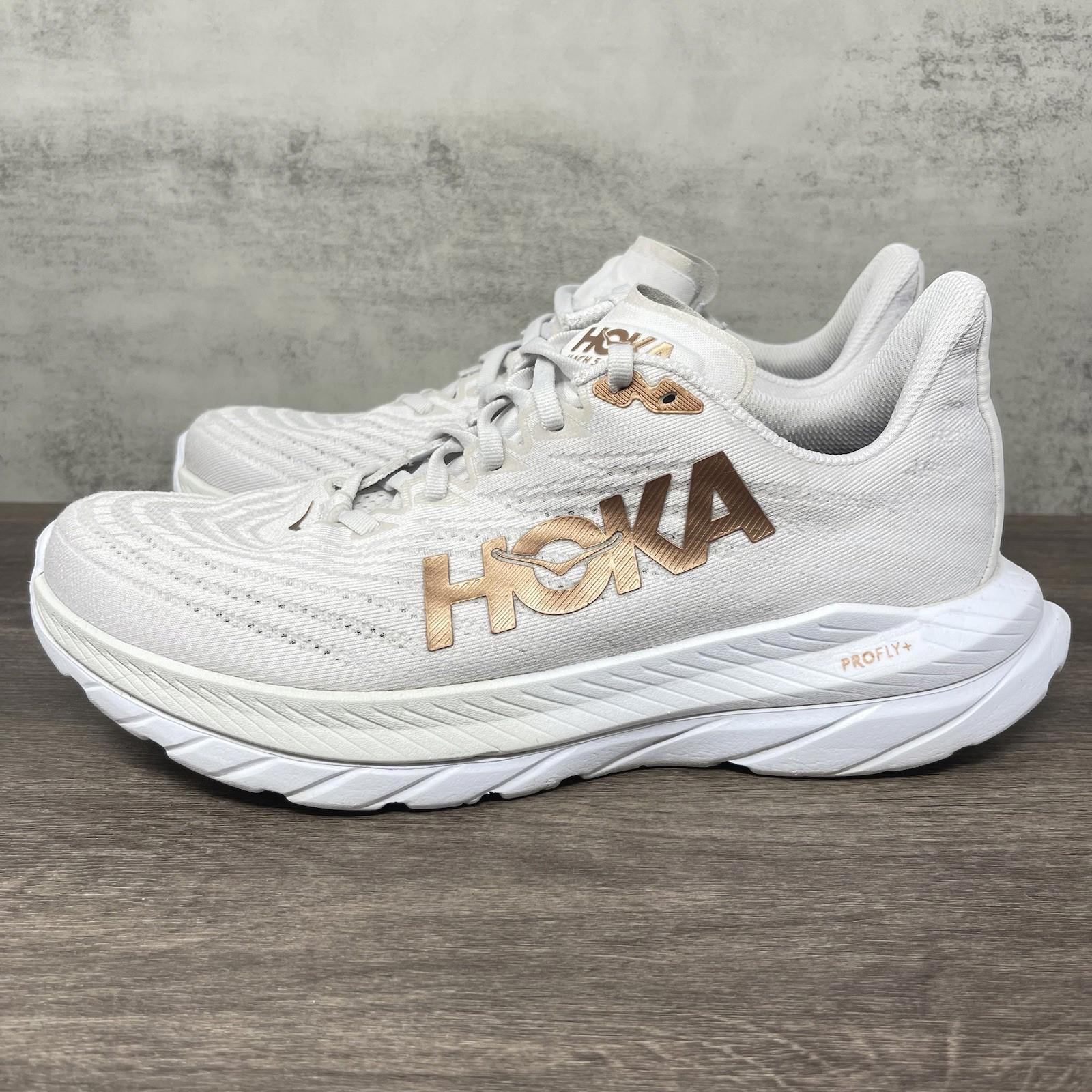 HOKA Mach 5 Running Shoes Womens Size 9 One One Sneakers White