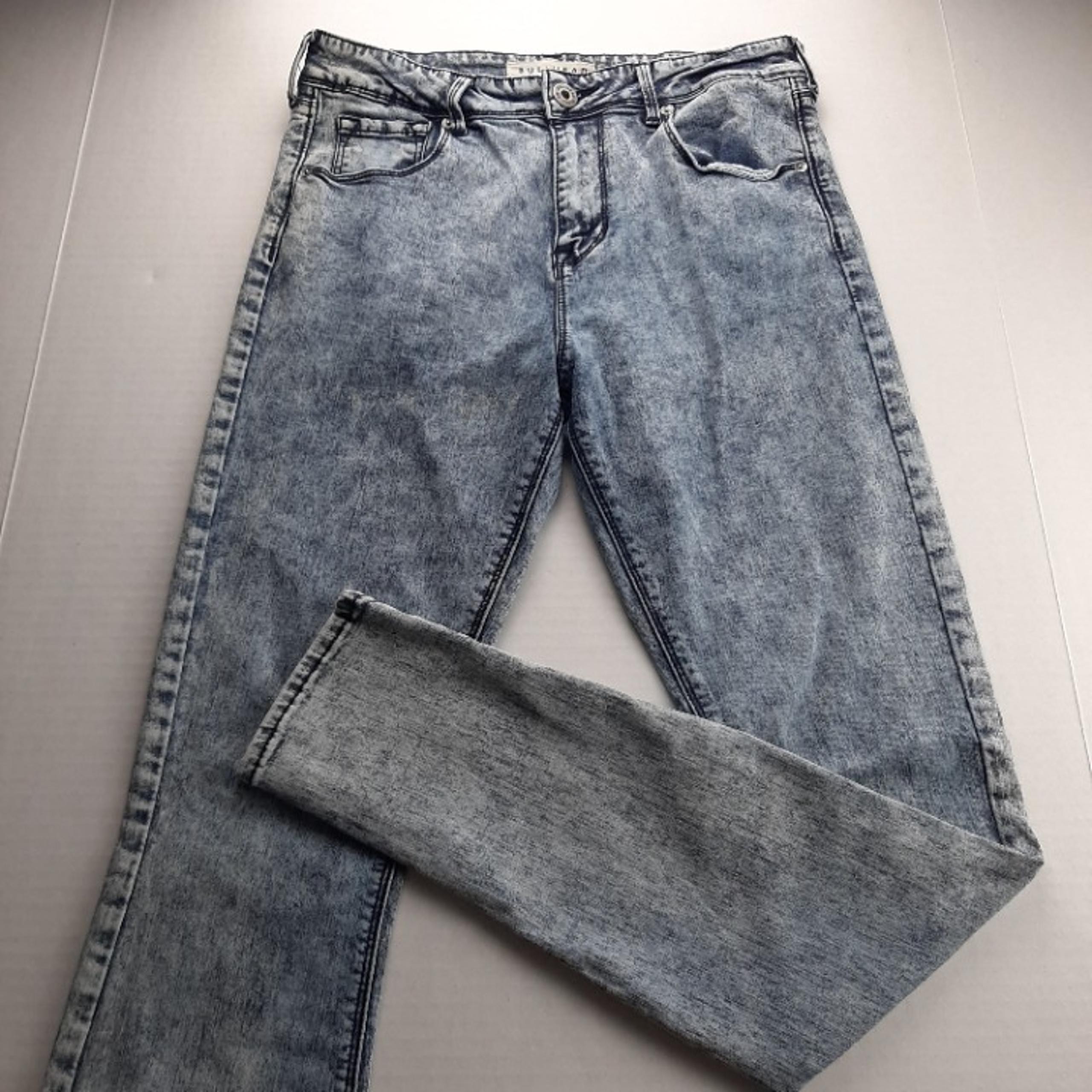 BULLHEAD Womens High Rise Jegging Jeans Size 7 Juniors Acid Wash Denim Skinny