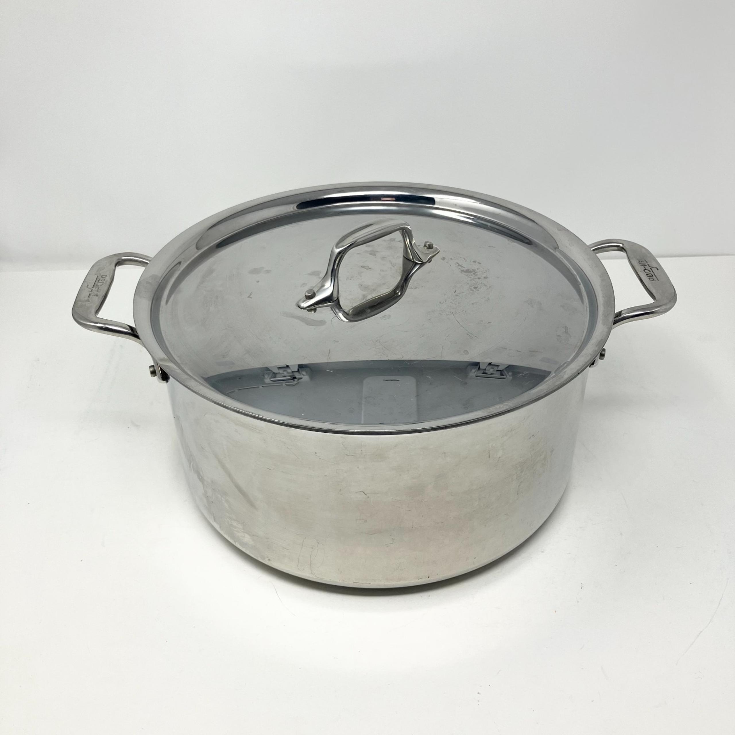 All-Clad MetalCrafters 8 Quart Stock Pot With Lid Stainless Steel
