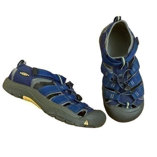 KeenBig Kids Newport H2 Sandals Blue Depths/Gargoyle Size 4
