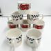 Vintage Gibson Campbell Soup Company Set Of 8 from 1997 4” Tall