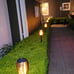 6 Pack 96 LED Solar Lights Outdoor Upgraded, 43 Tall & Super Large Size