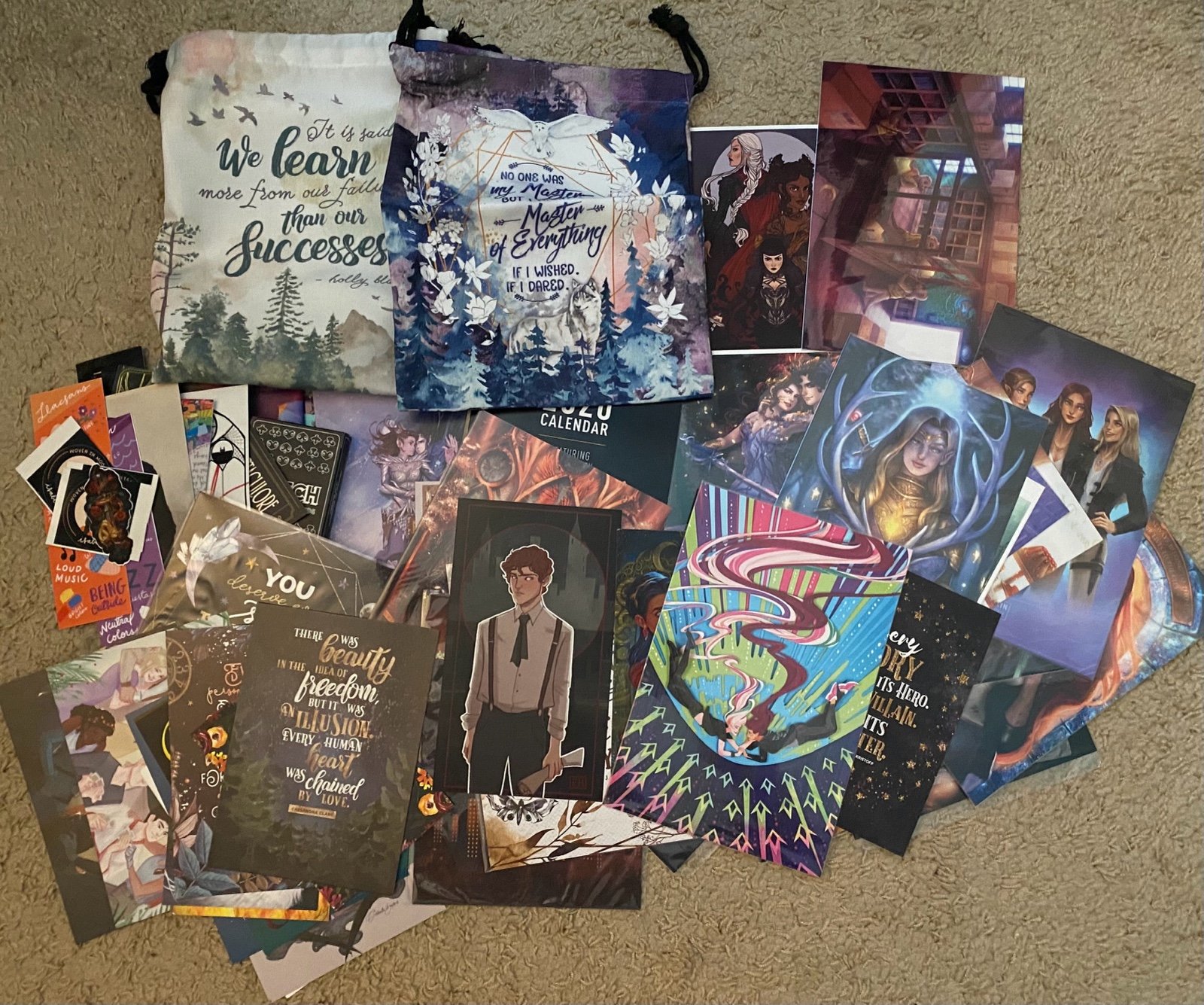 Bookish art print bundle