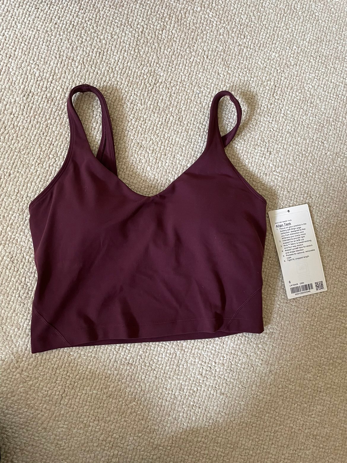 Lululemon align tank sz6