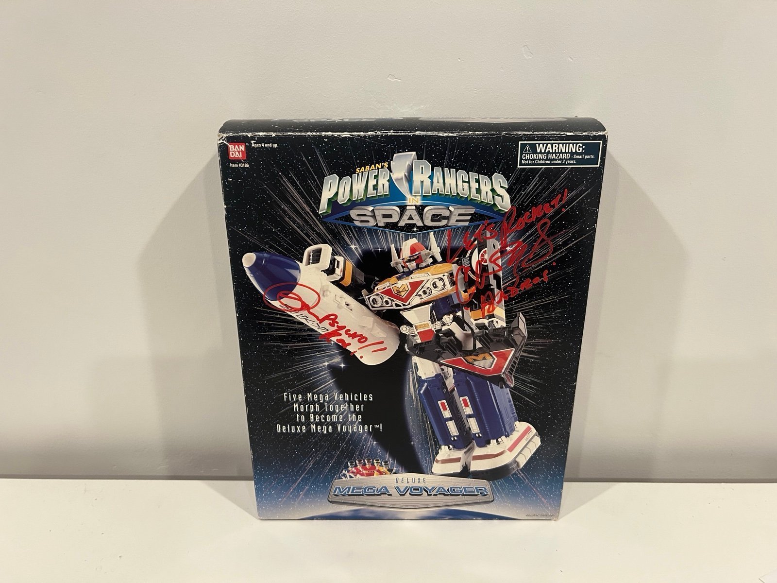 Power Rangers in Space Deluxe Mega Voyager (CELEBRITY SIGNED!!!)