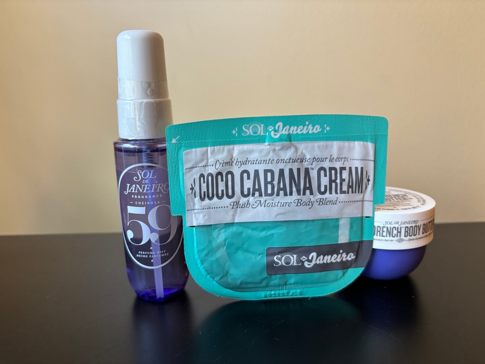 Sol de Janeiro, 3 piece mini / sample set, brand new sealed