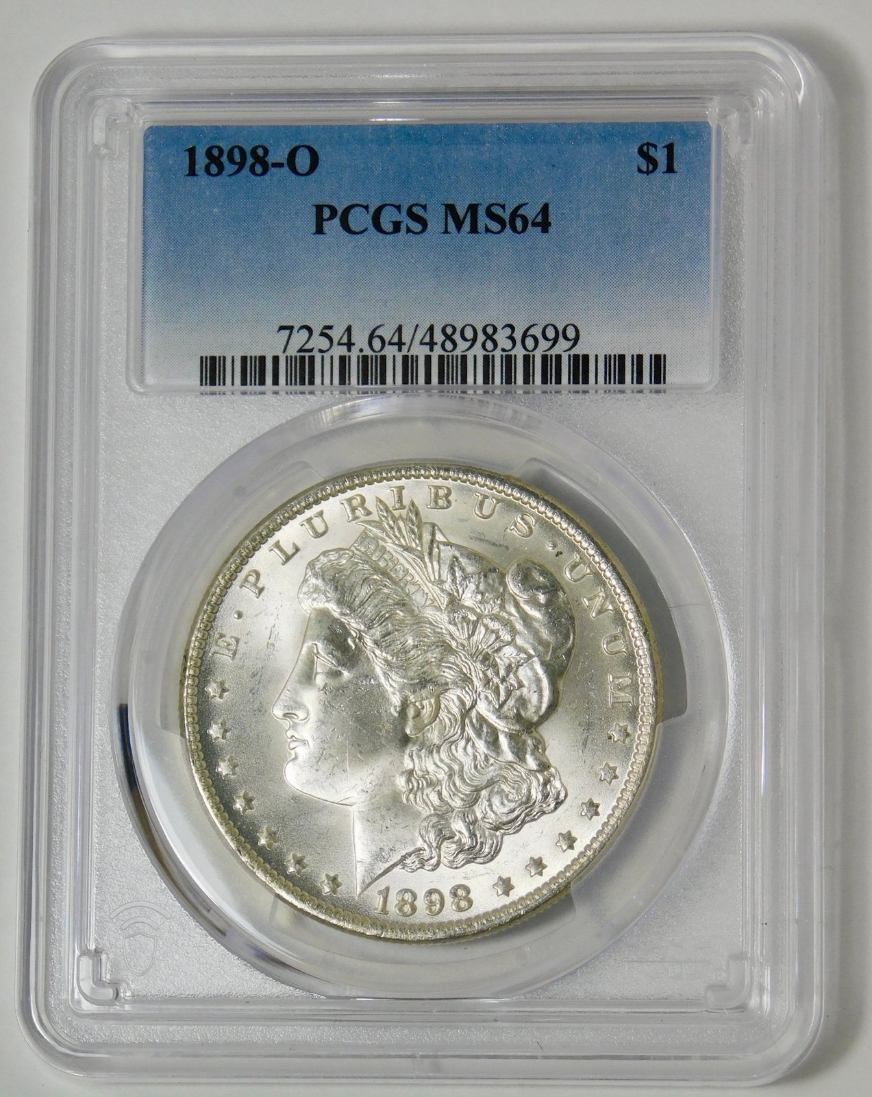 1898-O Morgan Silver Dollar Good Grade! PCGS Mint State 64