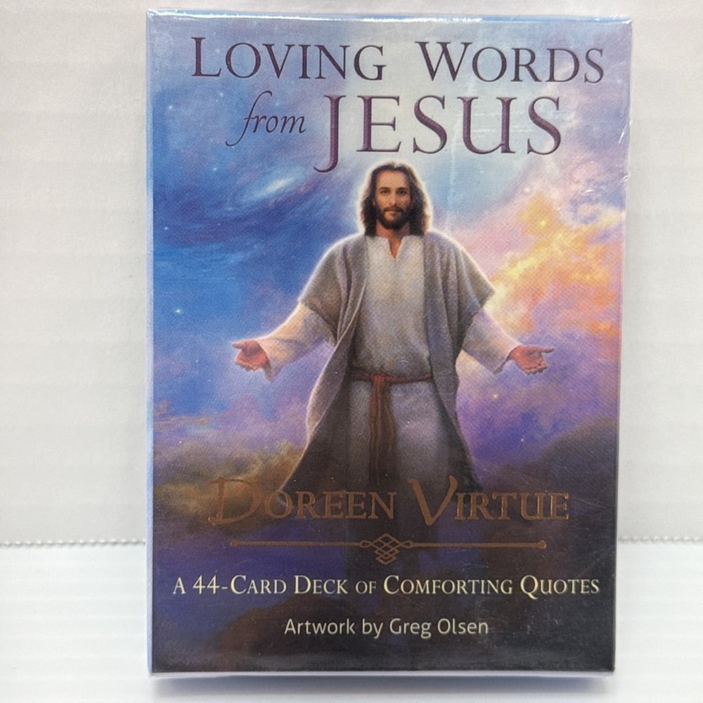 Loving Words from Jesus Oracle Cards Doreen Virtue AUTHENTIC, NEW, SEALED, OOP