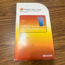MS Microsoft Office 2010 Home and Business Product Key Card (PKC)