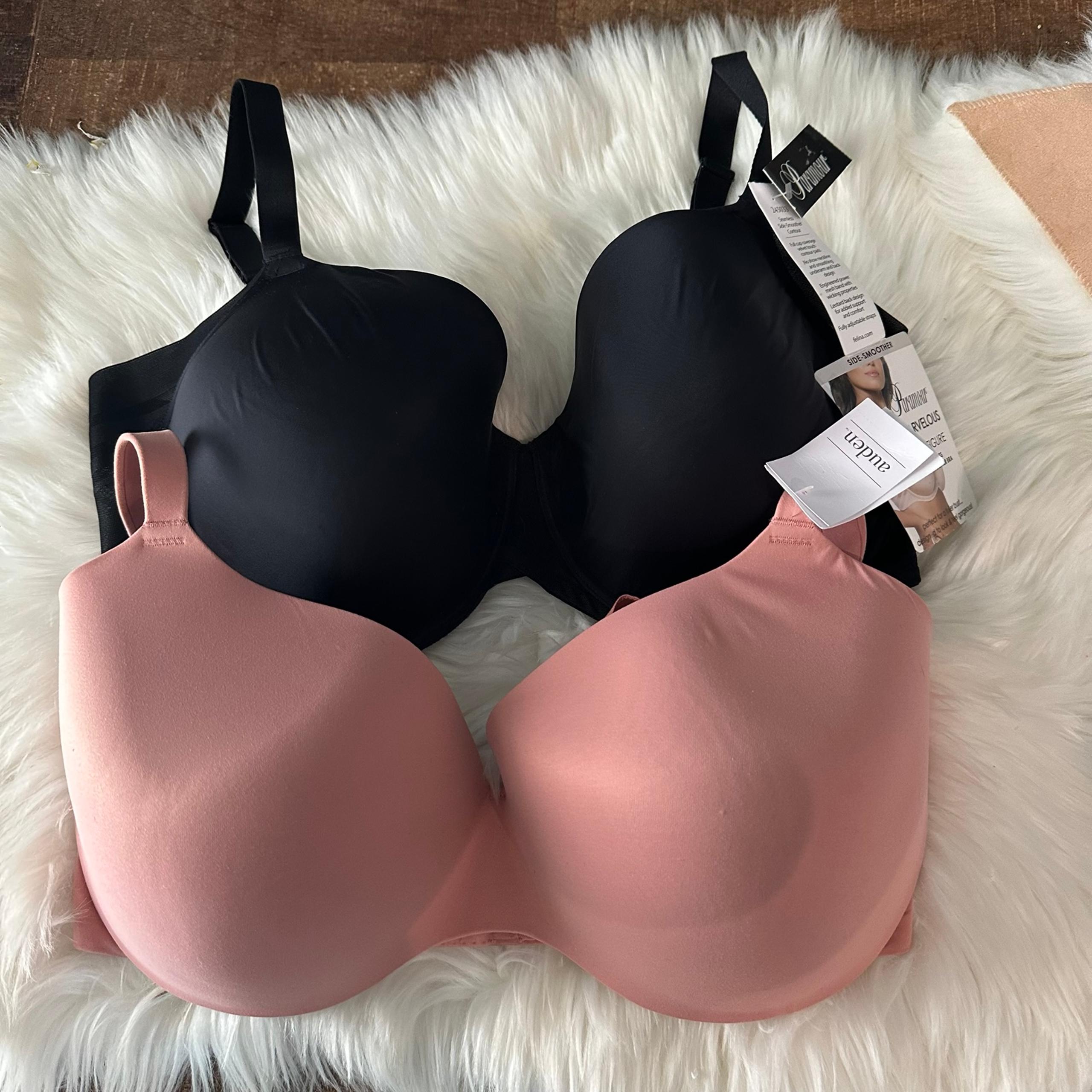 NWT bundle of two Paramour marvelous side smoother bra demi bra 42ddd - Auden