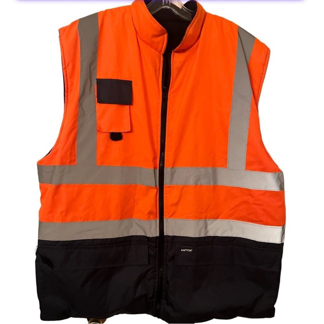Kapton reversible body warmer vest, size 5XL
